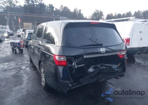 2012 Honda Odyssey Ex from USA, damaged, VIN 5FNRL5H48CB075702